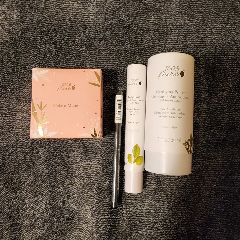 100% pure makeup lot